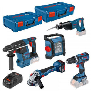 Bosch Blauw Combiset 5 delig 1x 4.0ah + 2x 8.0ah